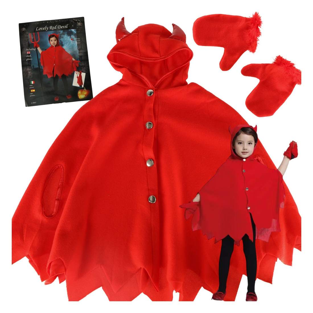 Carnival devil kostym storlek S | Elektronik - Tillbehör Mobil & Surfplatta - Mobiltillbehör - Mobilkablar - Tillbehör | Pryloteket
