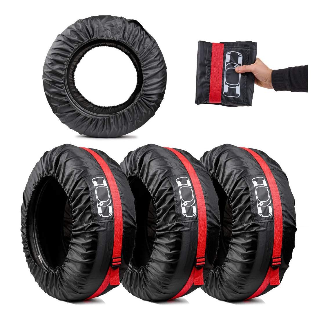 Däckkåpor set 13-18 tum 4 st. | Hem & Hobby - Hem & Hushåll - Sovrum | Pryloteket