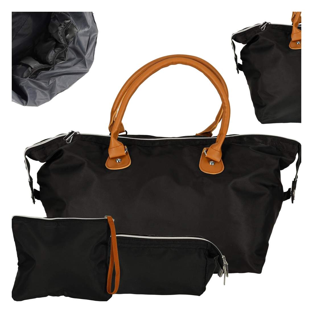 Kvinnors multifunktionell resevagnsväska för mamma set svart | Elektronik - Tillbehör Mobil & Surfplatta - Mobiltillbehör - Mobilkablar - Tillbehör | Pryloteket