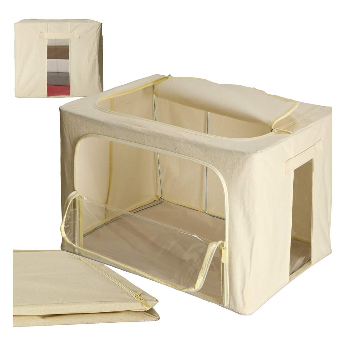 Sängkläder arrangörsväska med förvaringsställ 100L