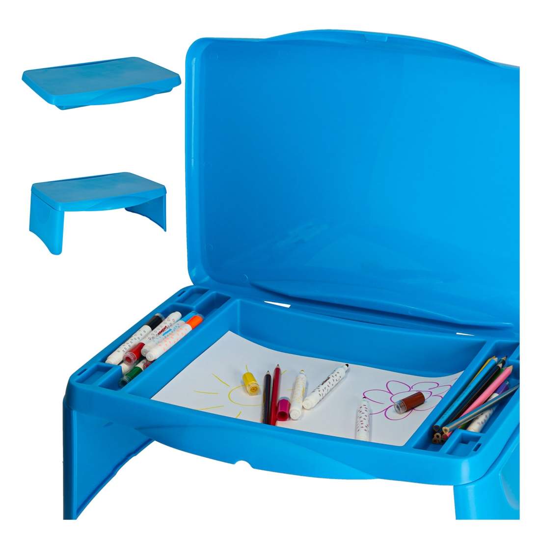 Barnbilsbord med förvaringsfack blå | Elektronik - Tillbehör Mobil & Surfplatta - Mobiltillbehör - Mobilkablar - Tillbehör | Pryloteket