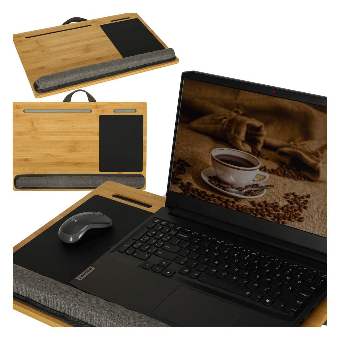 Bordsstativ för bärbar dator i trä | Elektronik - Tillbehör Mobil & Surfplatta - Mobiltillbehör - Mobilkablar - Tillbehör | Pryloteket