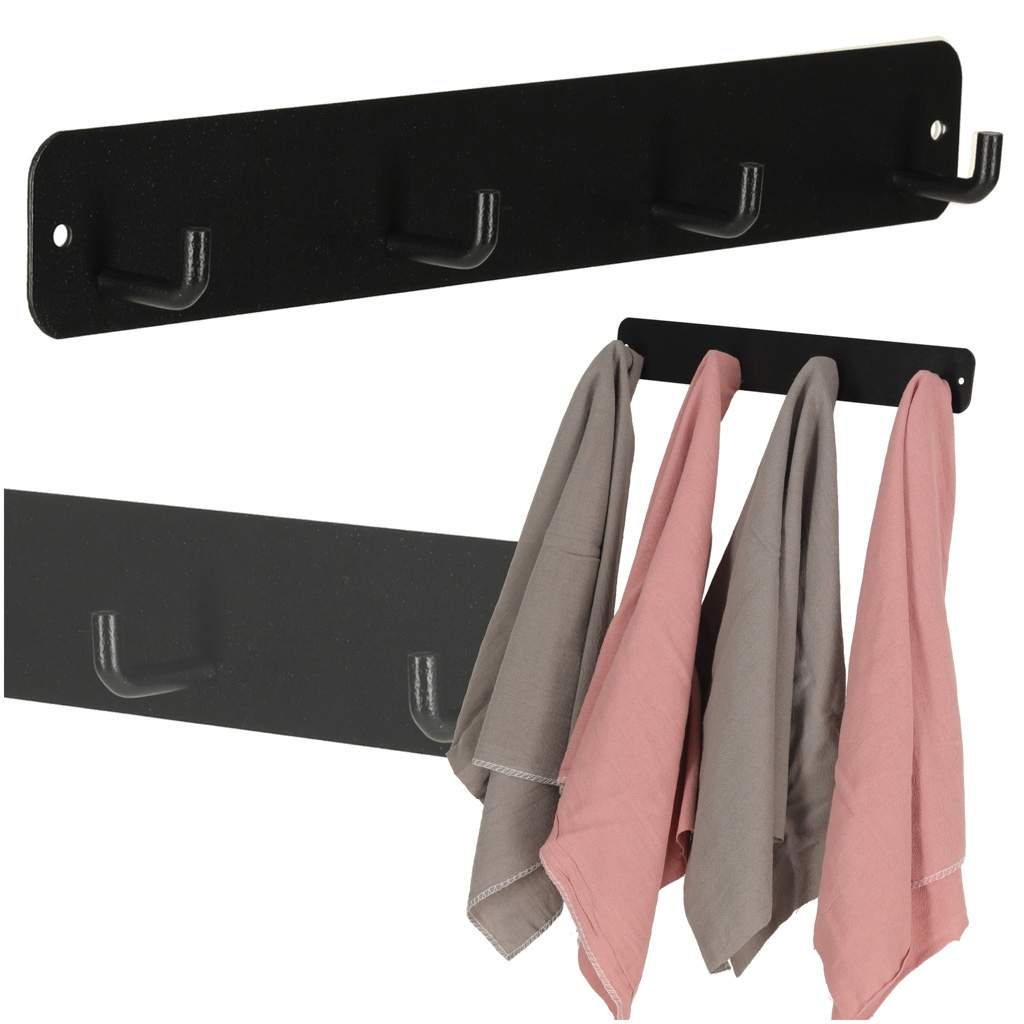 Vägghängare badrumskrok svart | Hem & Hobby - Hem & Hushåll - Kök | Pryloteket