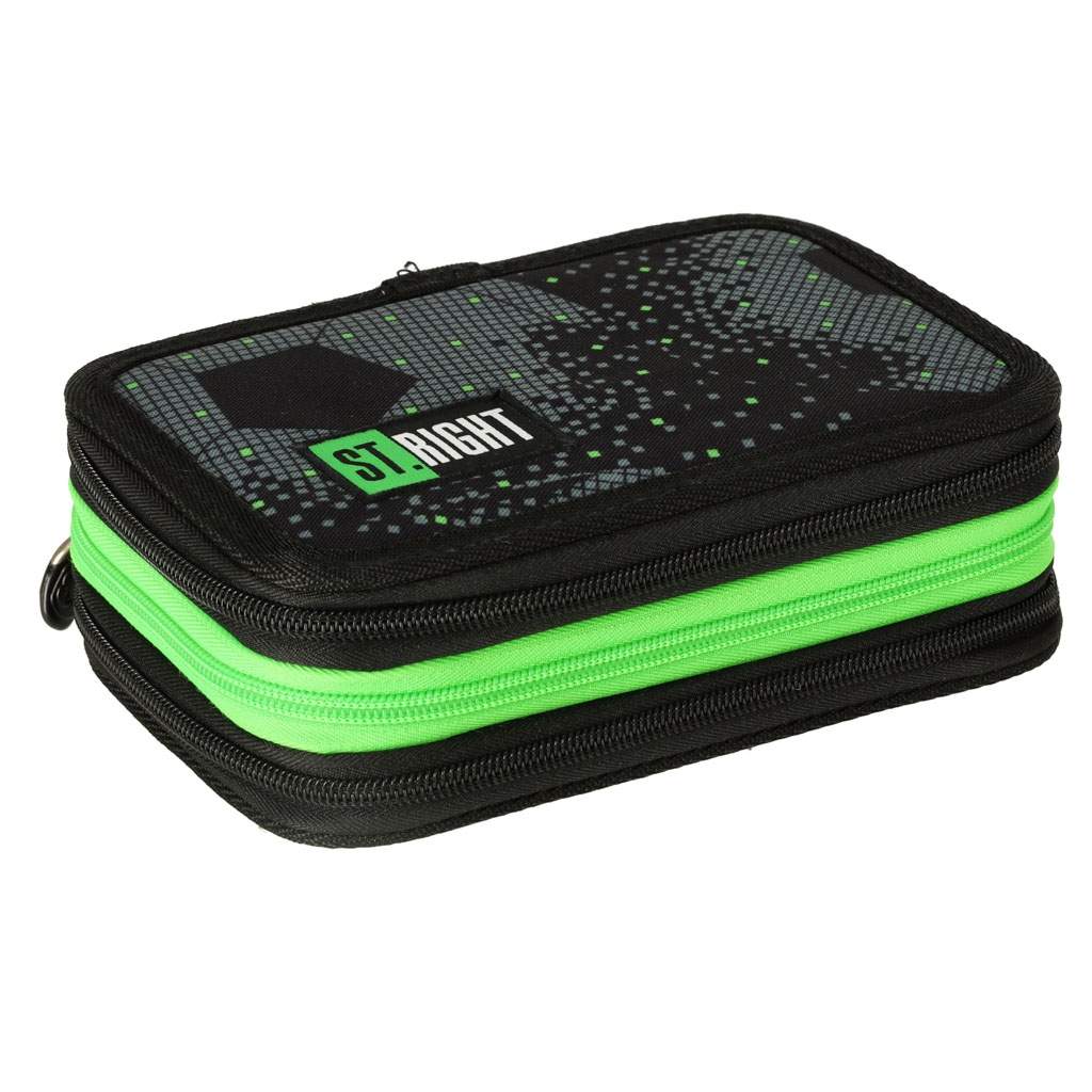 Tredobbelt penalhus med tilbehør StRight Football