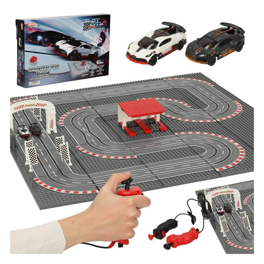 Polisbilsbana 64x64cm | Elektronik - Tillbehör Mobil & Surfplatta - Mobiltillbehör - Mobilkablar - Tillbehör | Pryloteket