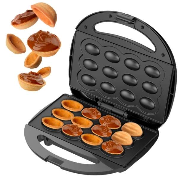 Adler AD 3071 Peanut brödrost kakform elektrisk 12 st 1400W | Hem & Hobby - Hem & Hushåll - Kök | Pryloteket