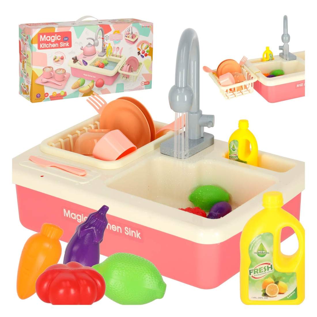 Babyvask med tillbehör rosa 15 el. | Elektronik - Tillbehör Mobil & Surfplatta - Mobiltillbehör - Mobilkablar - Tillbehör | Pryloteket