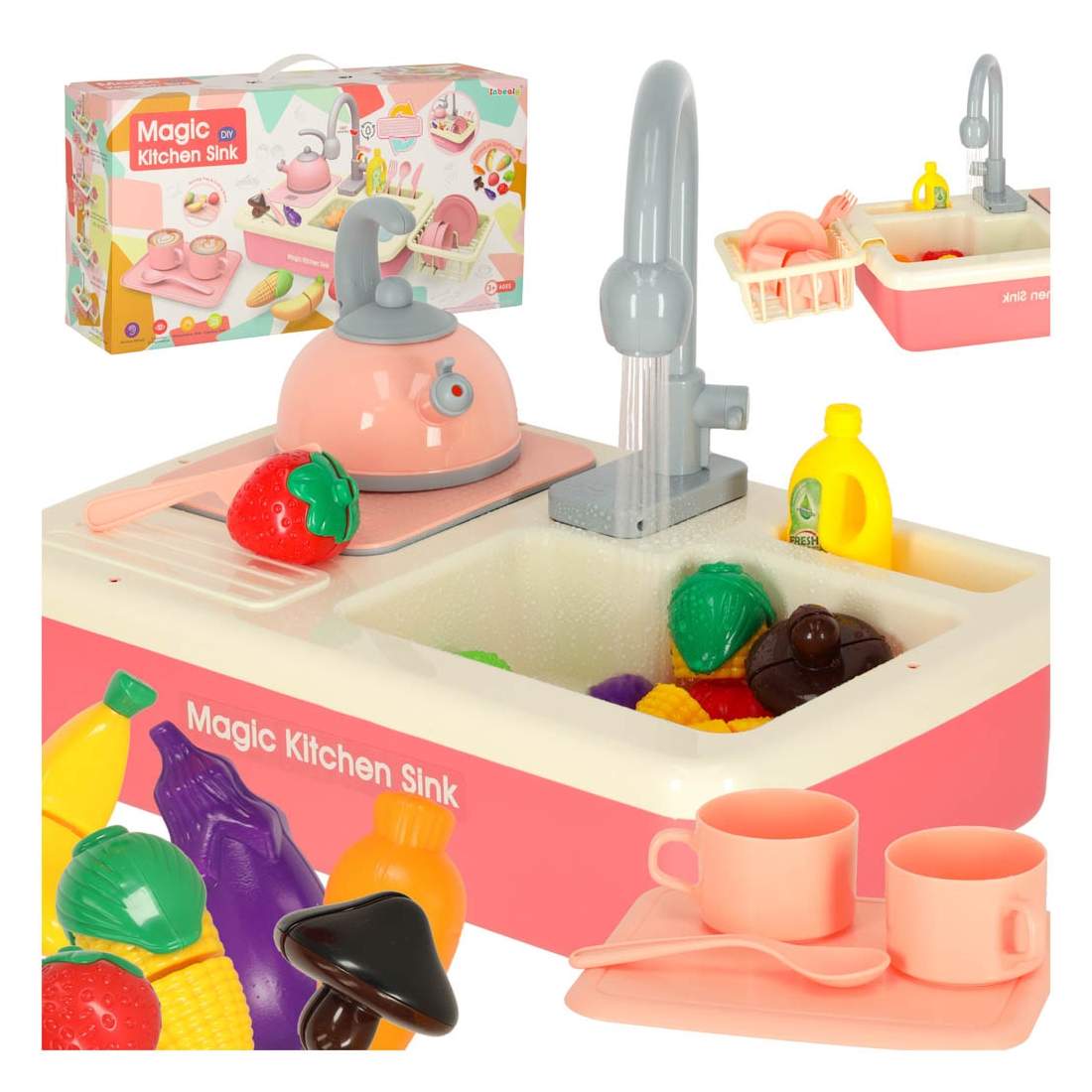 Babyhandfat med tillbehör XXL rosa | Elektronik - Tillbehör Mobil & Surfplatta - Mobiltillbehör - Mobilkablar - Tillbehör | Pryloteket