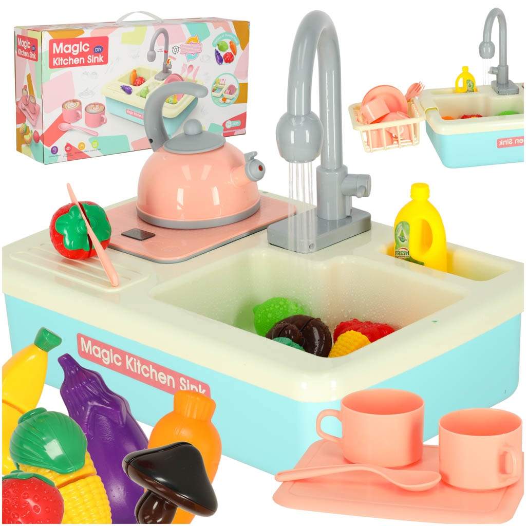 Babyvask med tilbehør XXL blå