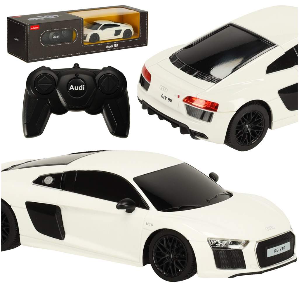RC bil 1:24 AUDI R8 2015 hvid