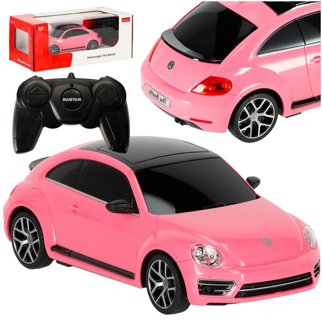 RC bil 1:24 Volkswagen Beetle pink