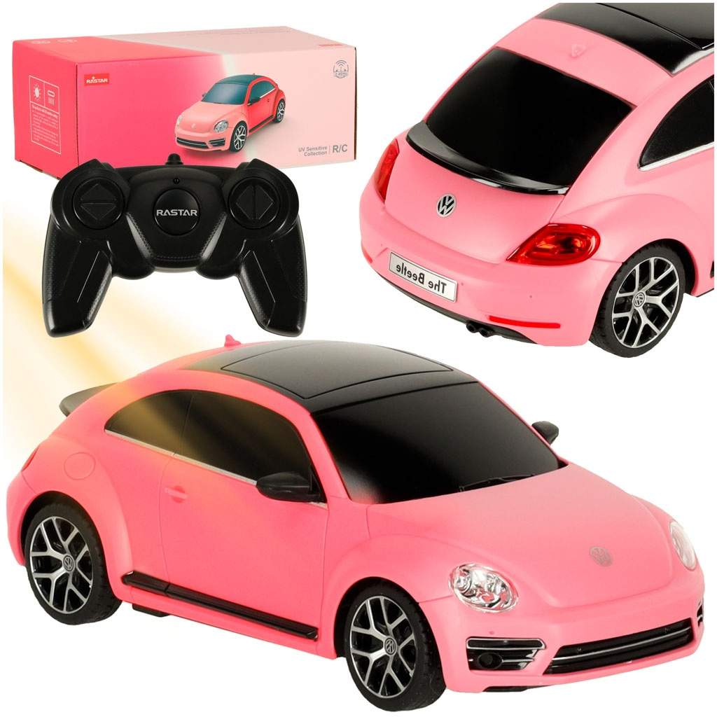 RC bil 1:24 Volkswagen Beetle-UV pink