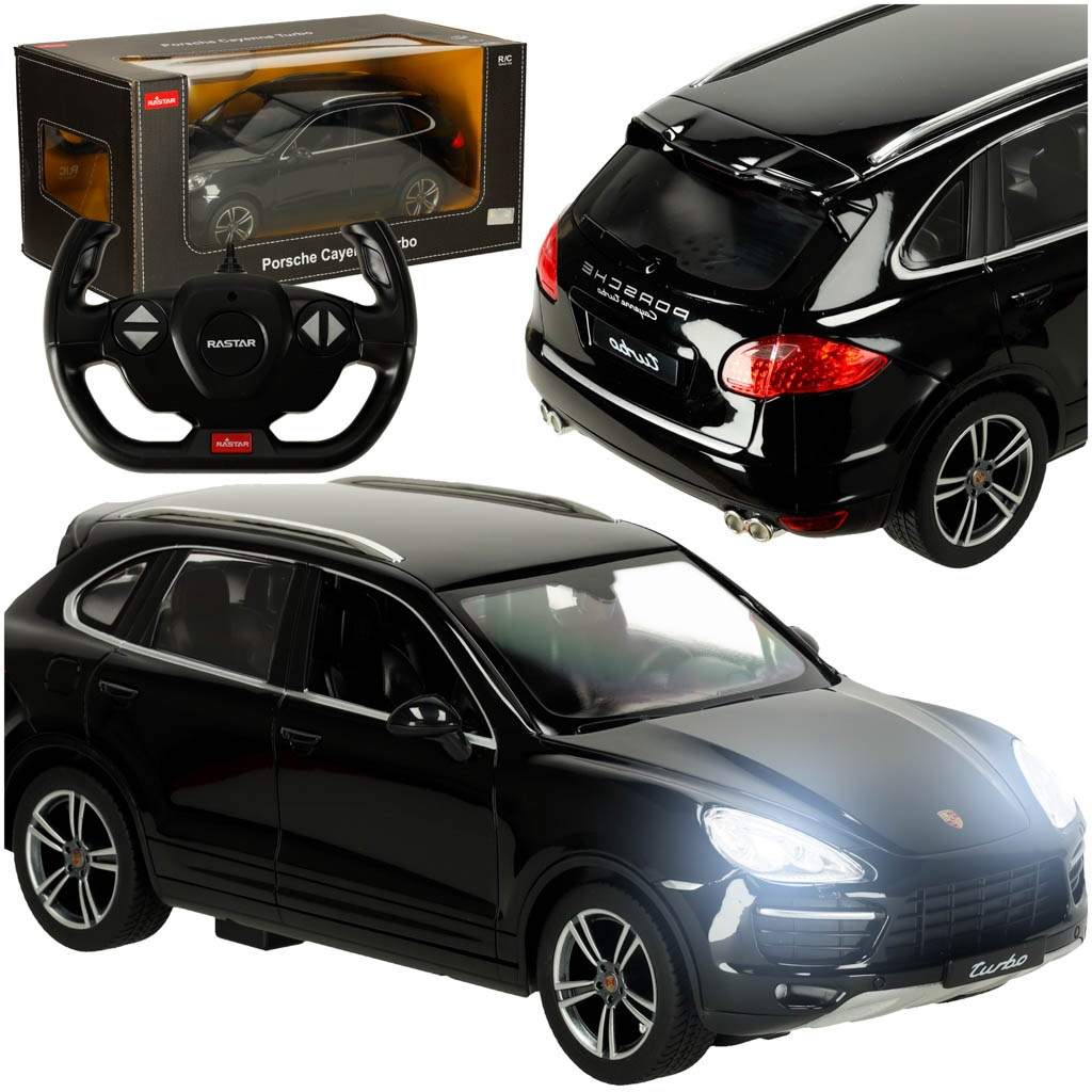 RC bil 1:14 Porsche Cayenne Turbo sort