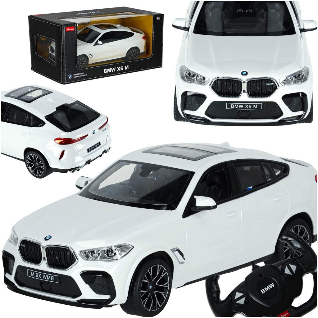 RC bil 1:14 BMW X6 M hvid