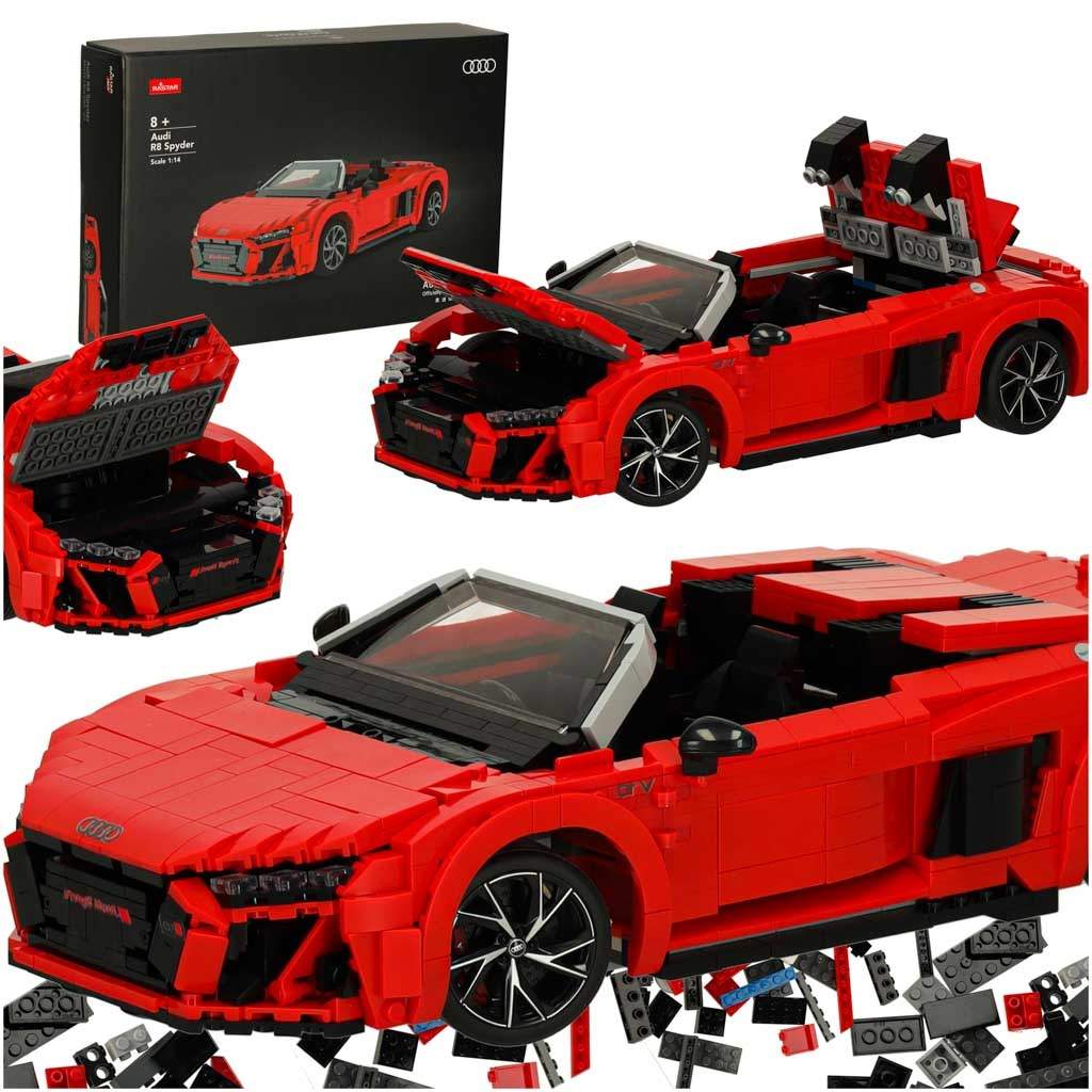 RC bil 1:14 AUDI R8 Spyder blokke