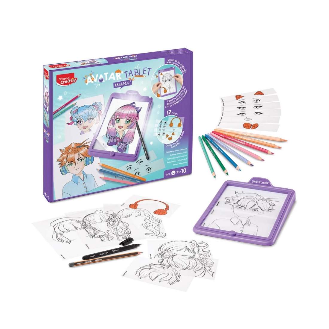 Manga Creativ ritplatta