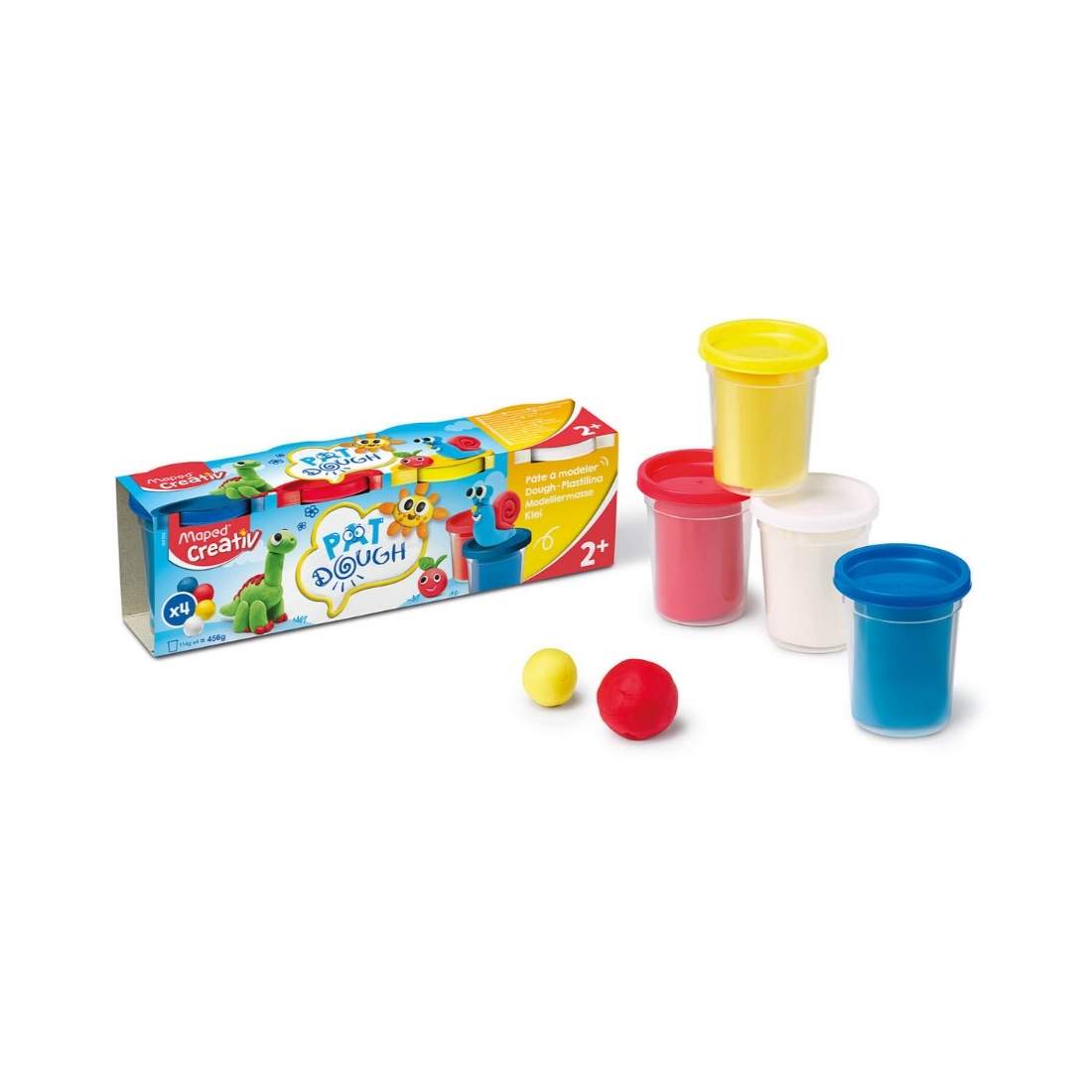 Plastmassa grundfärger 4x114g Creative | Hem & Hobby | Pryloteket