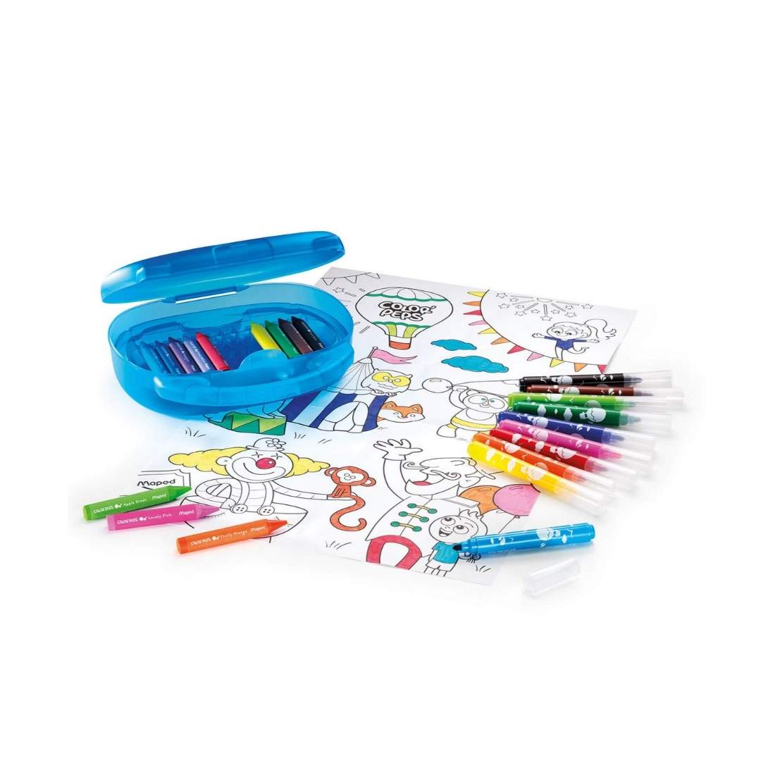 Colorpeps Jumbo konstset med kritfodral | Hem & Hobby | Pryloteket