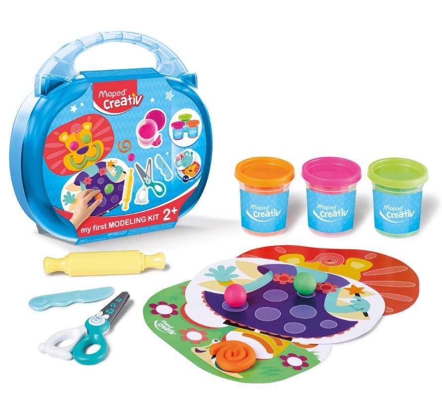 Løve lavet af plastmasse i etui Creativ billede