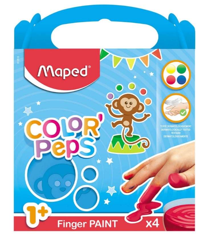Colorpops fingermaling 4 stk.