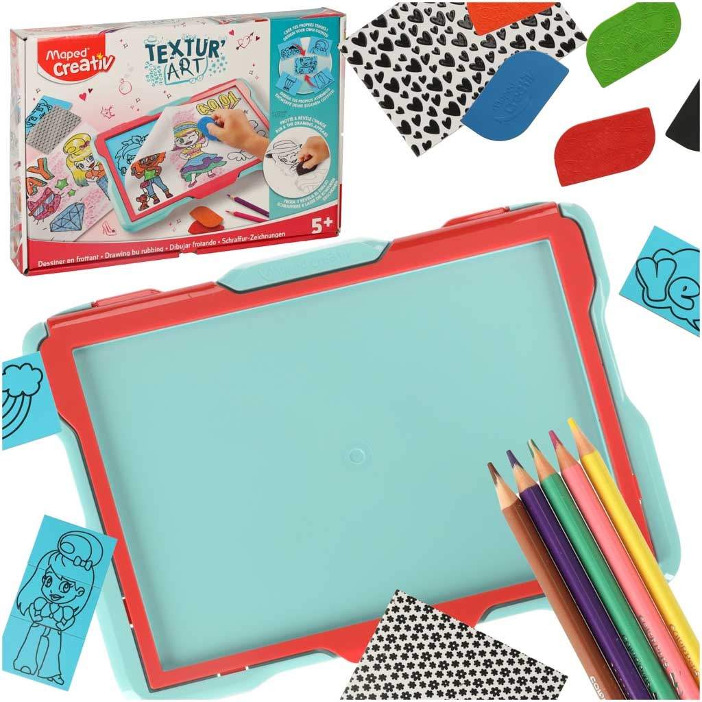 Kreativ bordsporing af teksturering