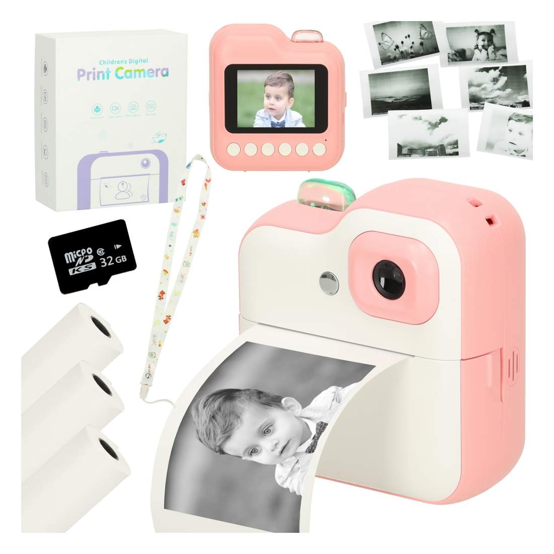 Instant kamera för barn 1GB 24mpx vit | Hem & Hobby - Husdjur - Hund | Pryloteket