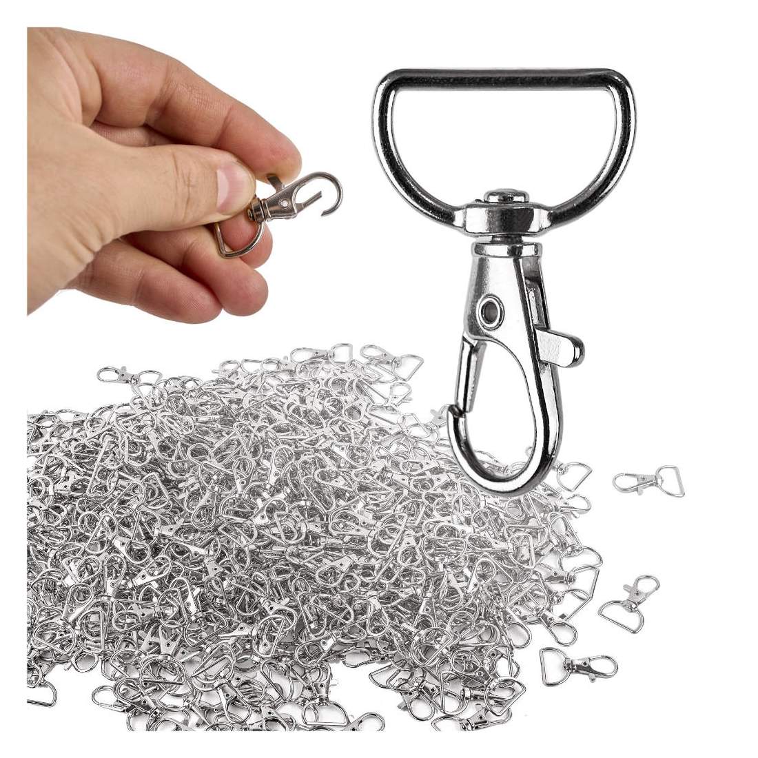 Metall karbinfisk 500 st. | Elektronik - Tillbehör Mobil & Surfplatta - Mobiltillbehör - Mobilkablar - Tillbehör | Pryloteket