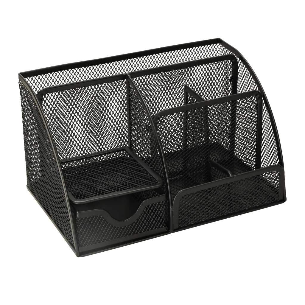Skrivebordsorganisator metal skrivebordsværktøjskasse 7 rum