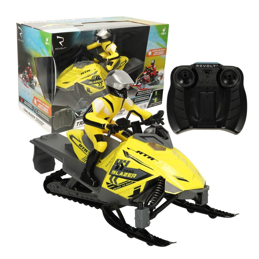 RC fjärrstyrd snöskoter Revolt TRAIL BLAZER Gul | Hem & Hobby | Pryloteket