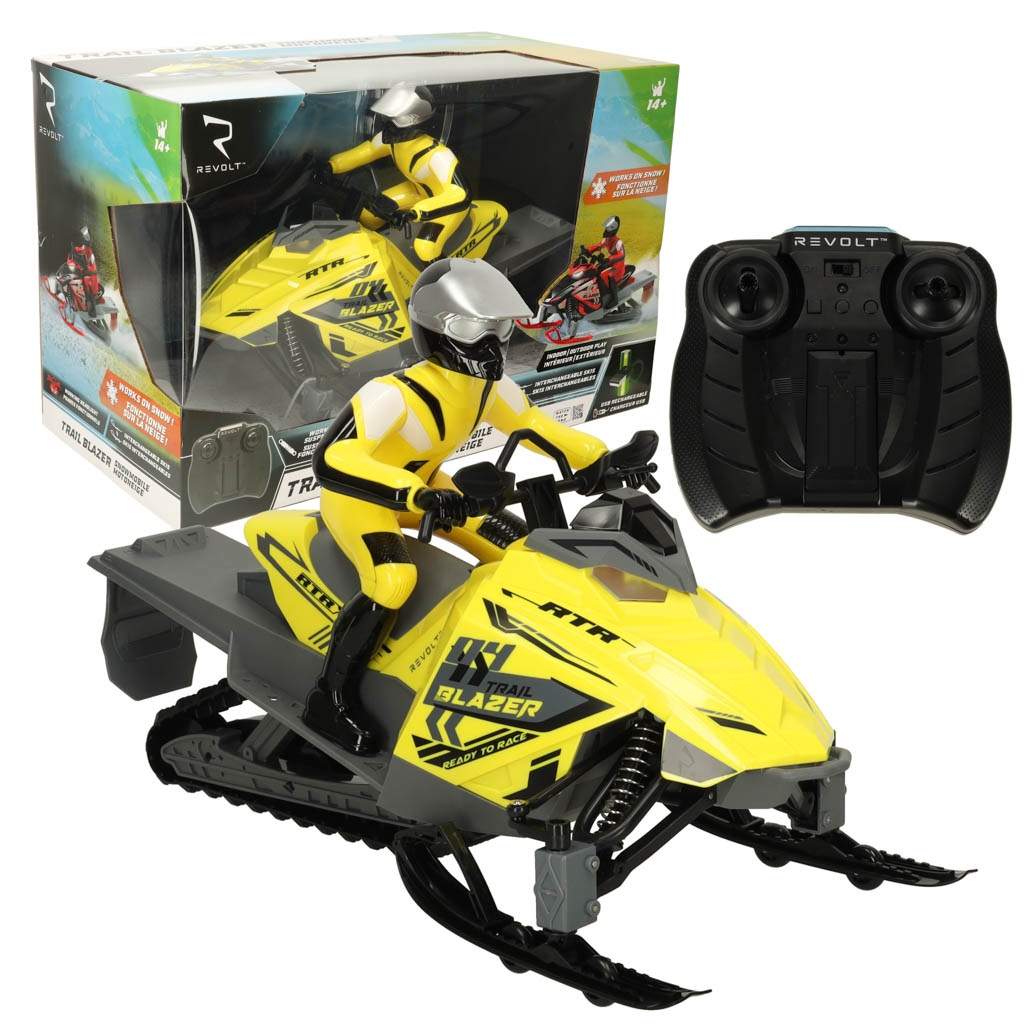 RC fjernstyret snescooter Revolt TRAIL BLAZER Gul