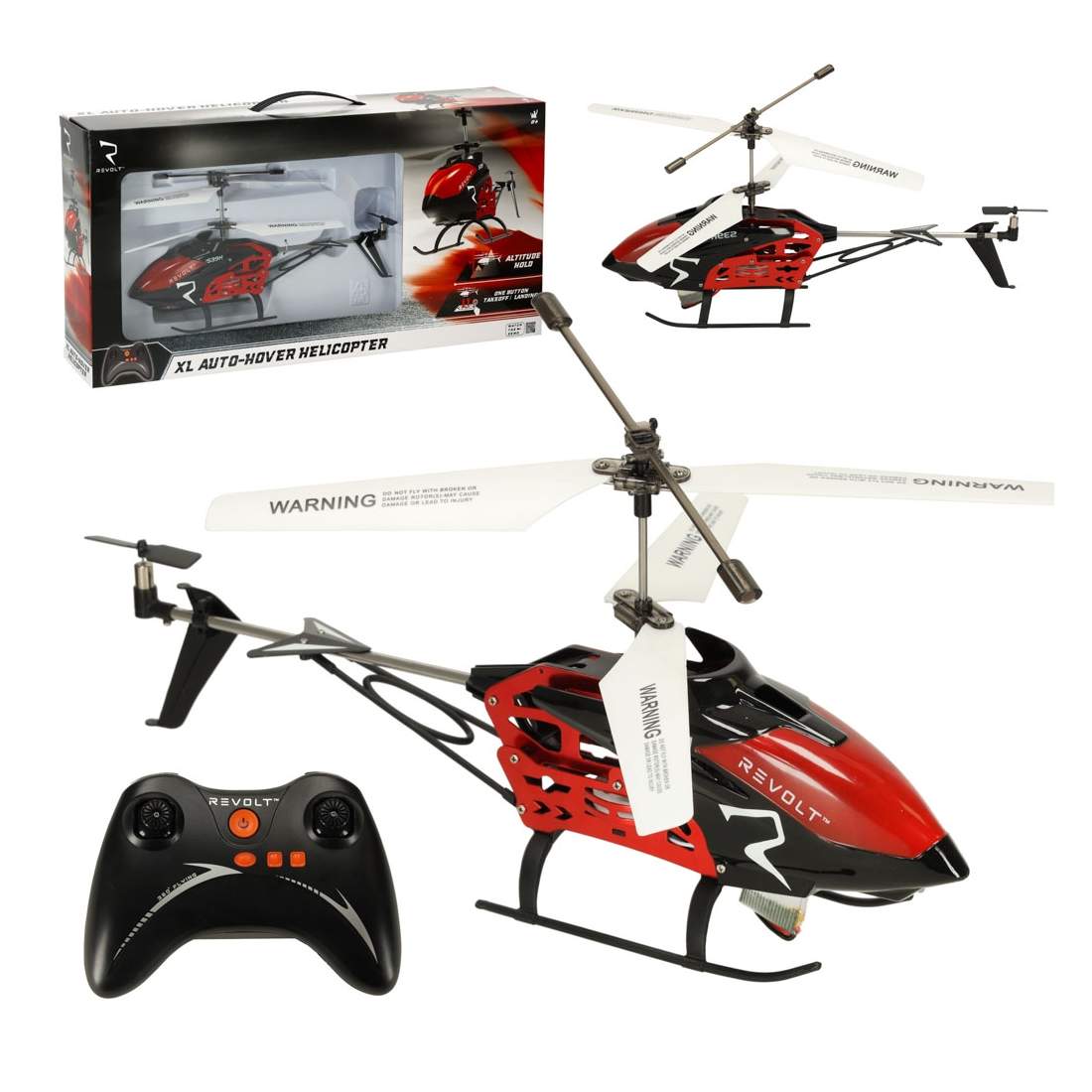 Fjärrstyrd helikopter RC Revolt S39-1 XL röd | Hem & Hobby | Pryloteket