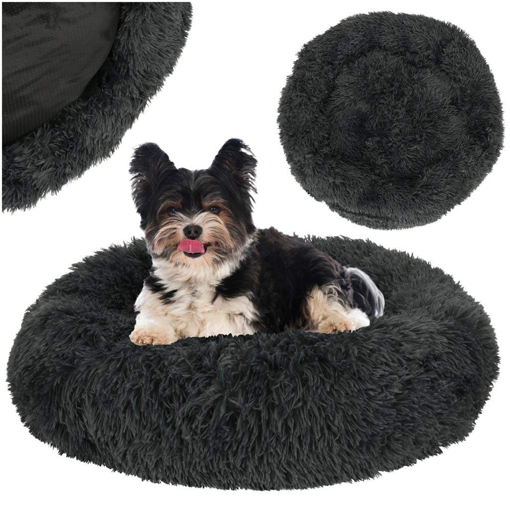 Hundeseng plys pude 60cm cie grey