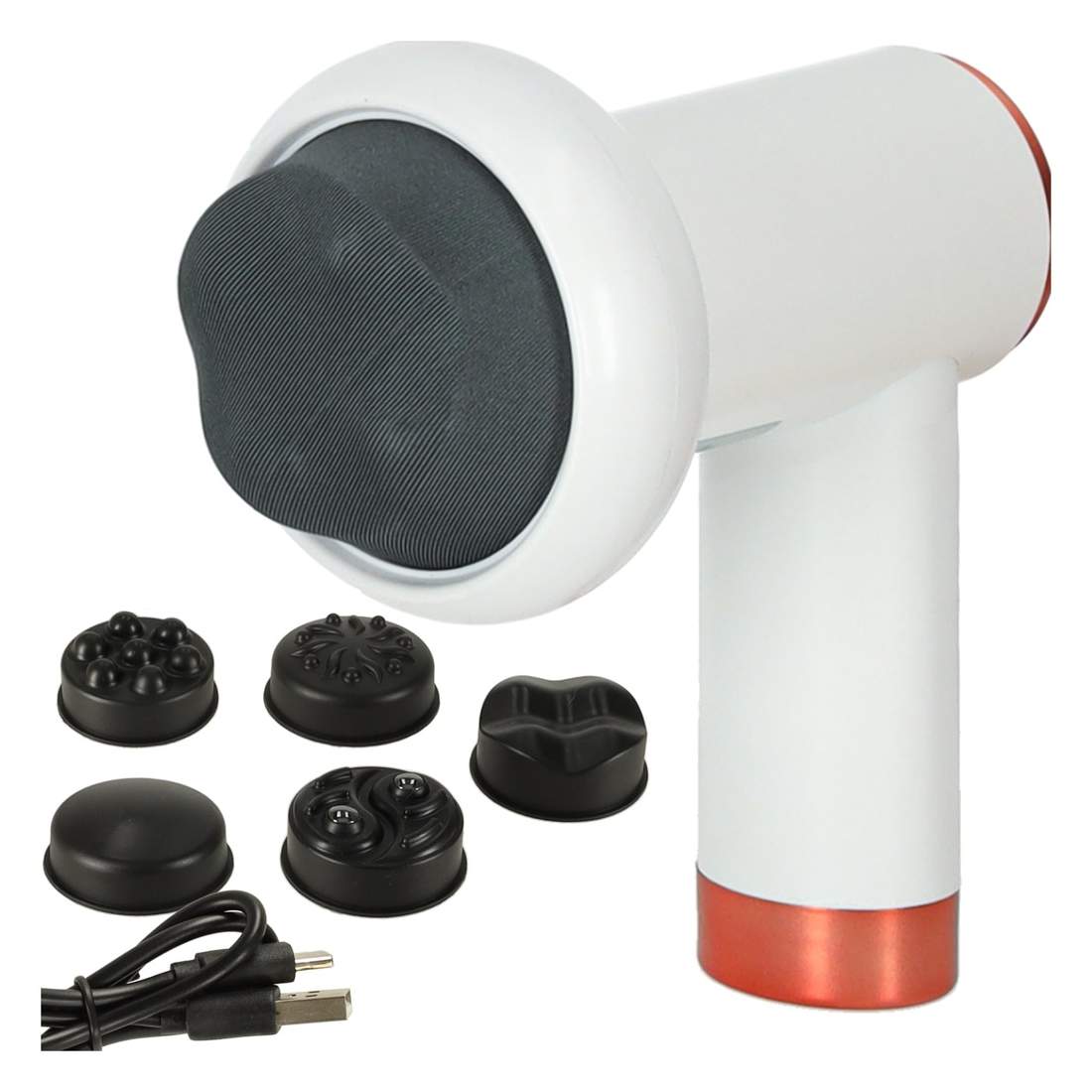 Body massage gun slimming 9in1 vit | Elektronik - Tillbehör Mobil & Surfplatta - Mobiltillbehör - Mobilkablar - Tillbehör | Pryloteket