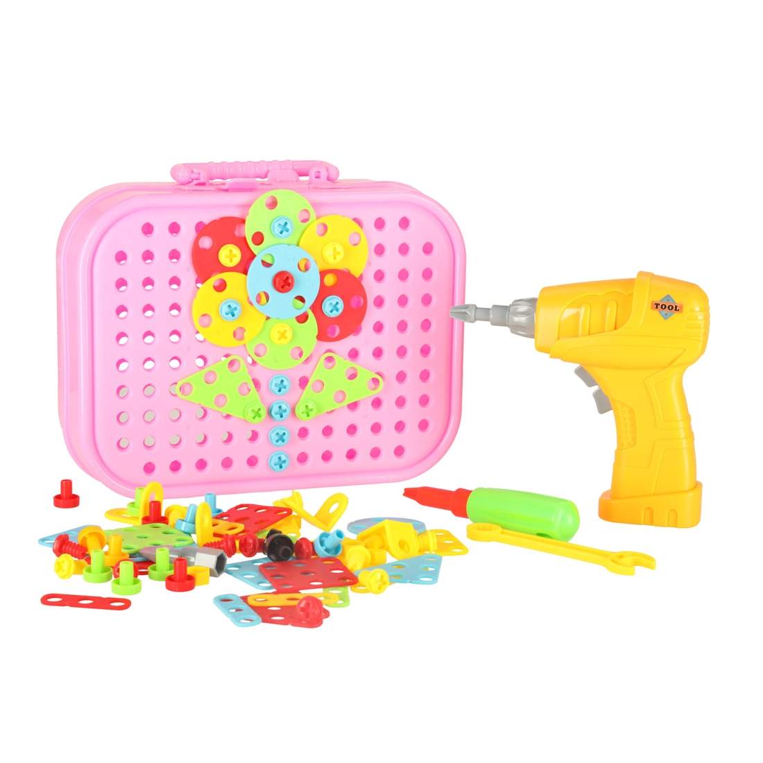 Byggklossar i en resväska + enhörningsskruvmejsel | Elektronik - Tillbehör Mobil & Surfplatta - Mobiltillbehör - Mobilkablar - Tillbehör | Pryloteket