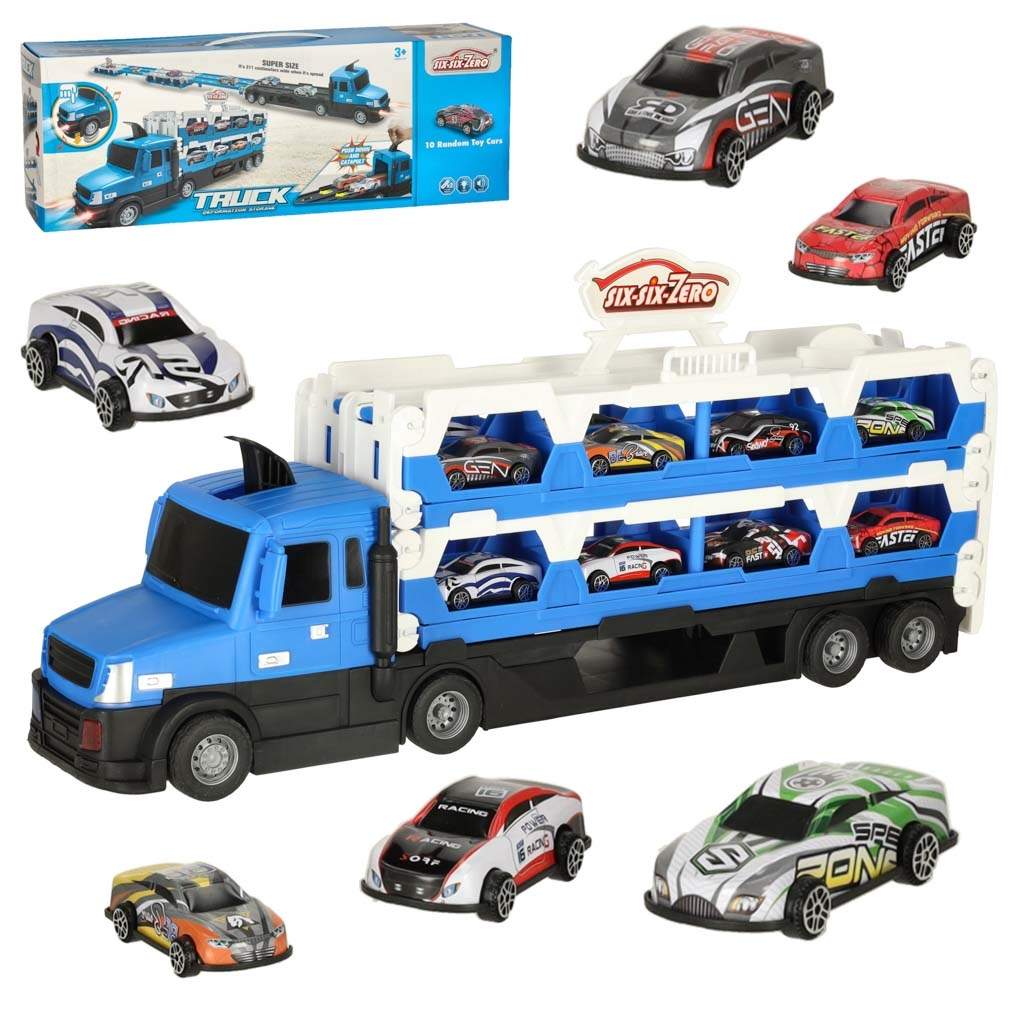 Auto trailer transporter folde XXL blå