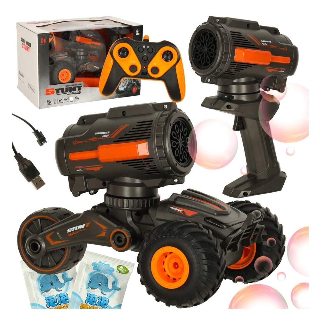 RC såpbubbla bil bubbelbil | Hälsa & Skönhet - Personvård - Vård & Rehabilitering - Hållning | Pryloteket