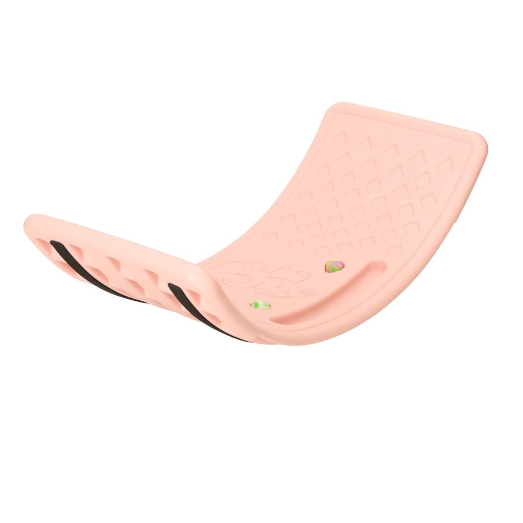 Balancebræt med prægning 83x28cm pink
