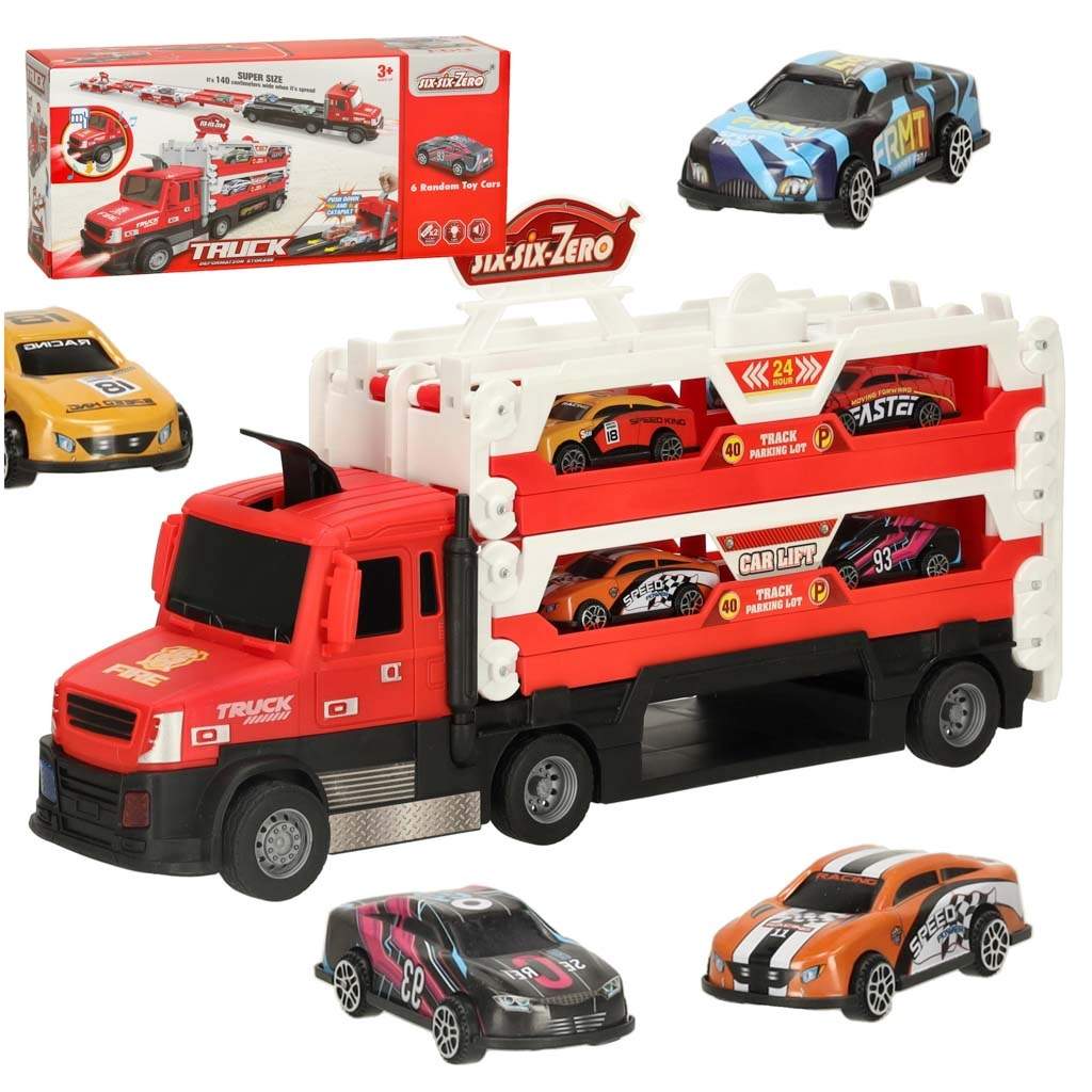 Auto trailer transporter folde XXL rød