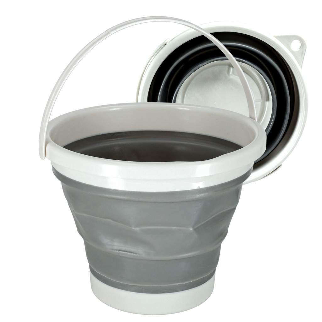 Silikone foldespand 10L grå