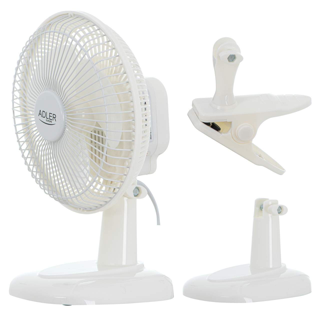 Adler AD 7317 Ventilator 15 cm med clips + bunde