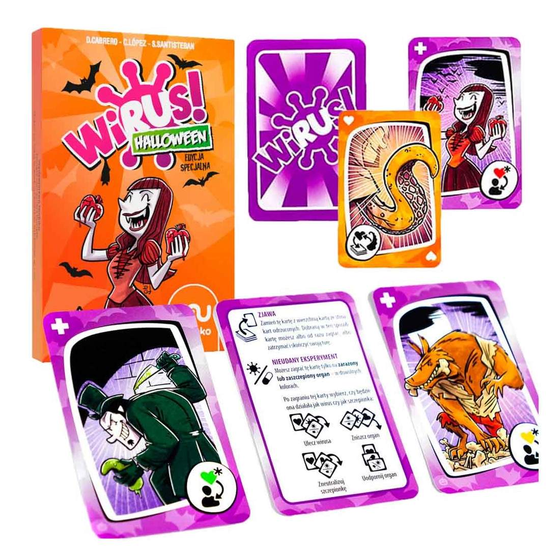 MUDUKO Virus! Halloween. Ett tillägg till världens mest smittsamma partyspel 8+ | Presenttips - Halloween | Pryloteket