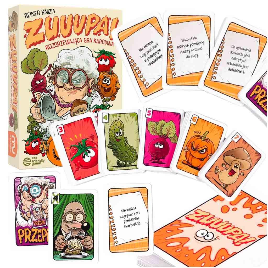 MODUKO suppe kortspil. Opvarm festkortspil 8+