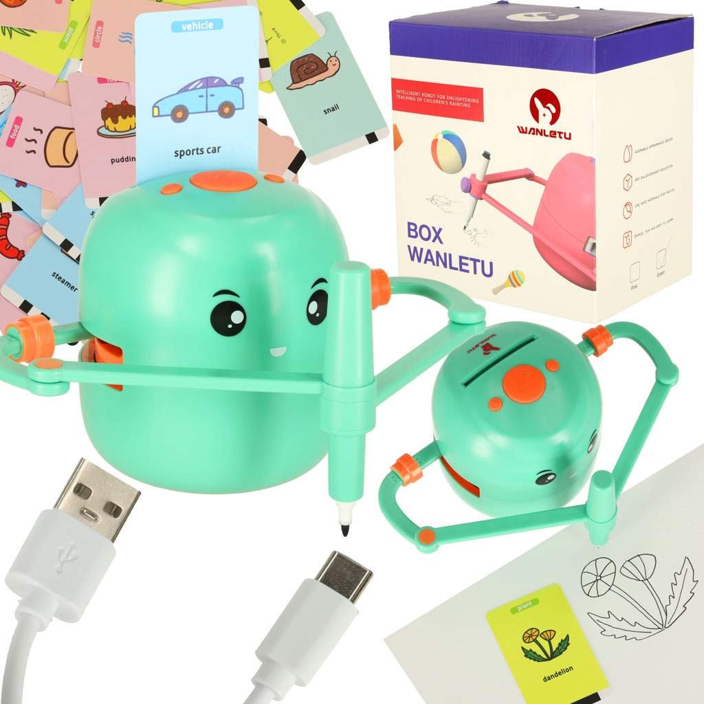 Pedagogisk ritrobot som lär sig att skriva grönt | Hem & Hobby - Husdjur - Katt | Pryloteket