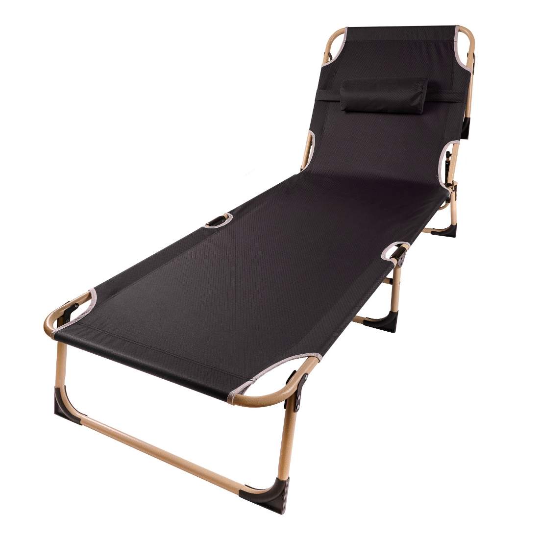 Hopfällbar turistfältsäng kanada grå | Hem & Hobby | Pryloteket