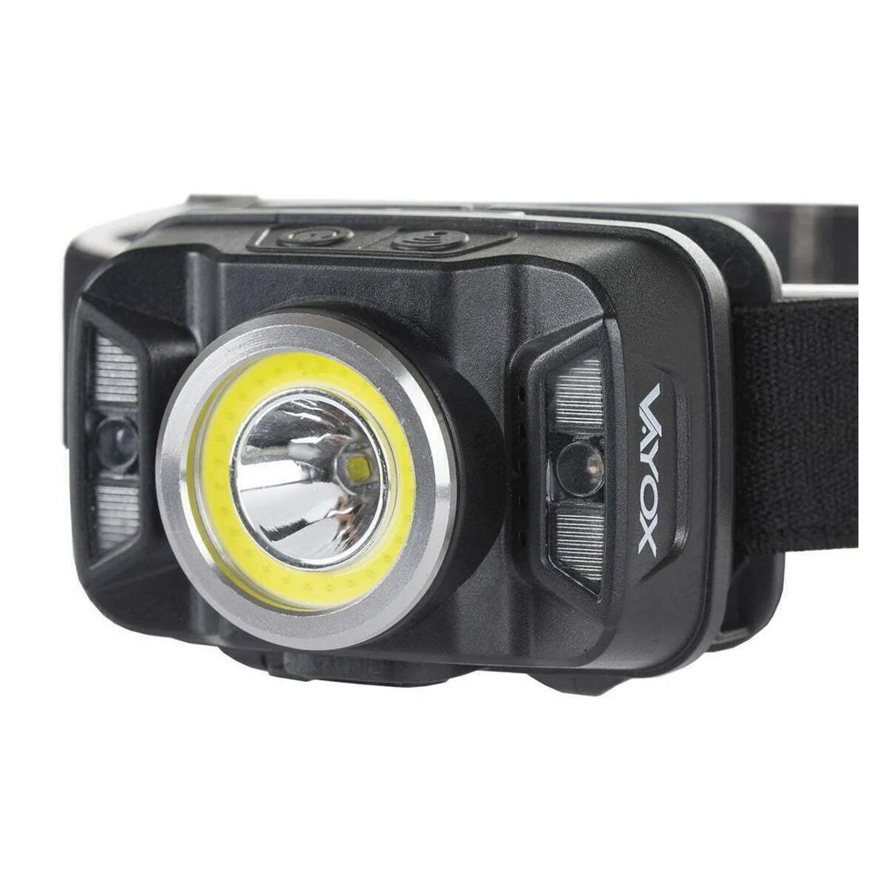 LED-forlygte genopladelig forlygte med bevægelsessensor til hoved XTE 5W+COB 10W VA0025 VAYOX