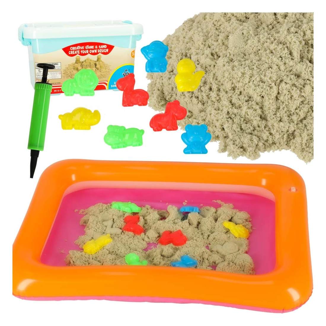 Kinetisk sand i hink 1kg formar beige | Elektronik - Tillbehör Mobil & Surfplatta - Mobiltillbehör - Mobilkablar - Tillbehör | Pryloteket