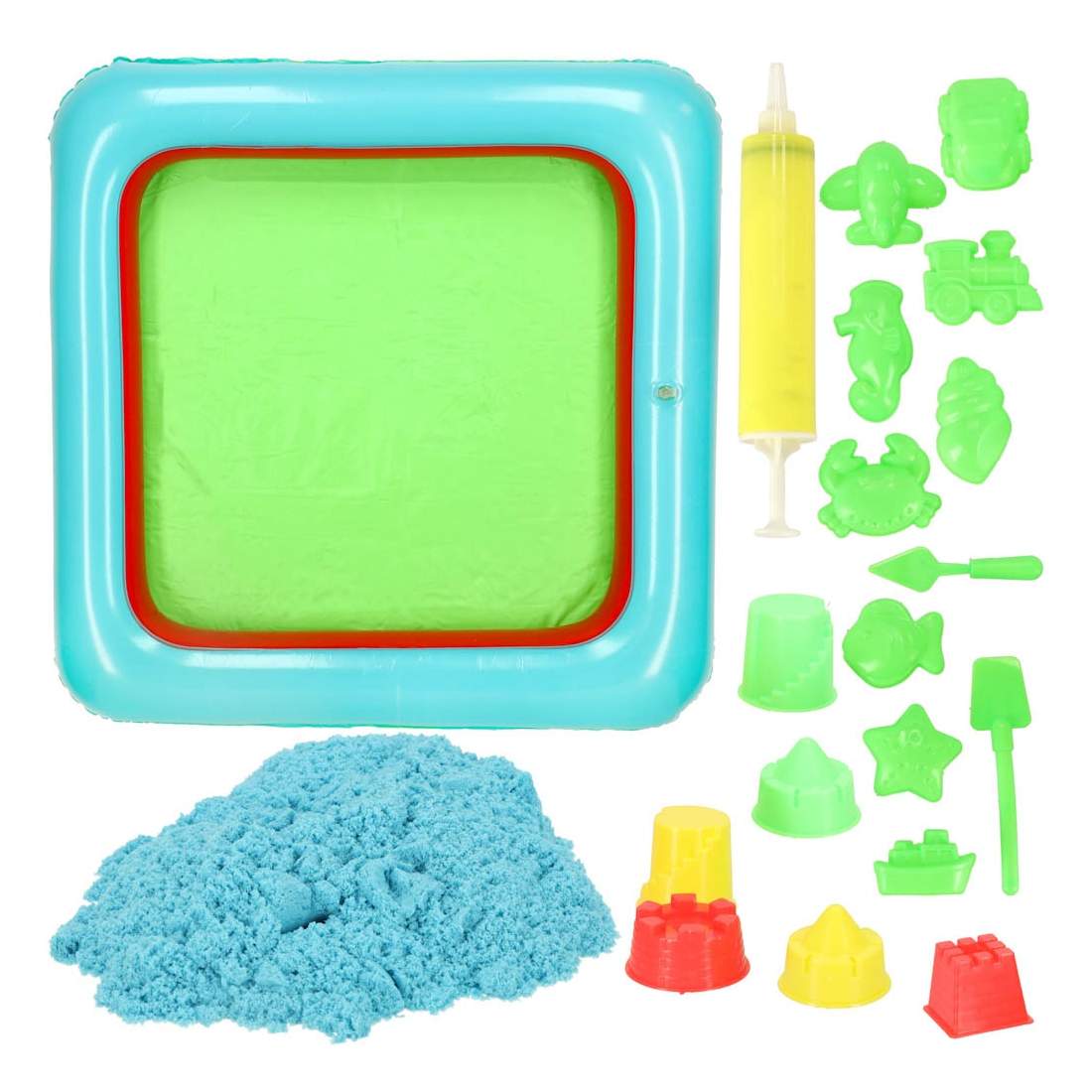 Kinetisk sand i låda 2kg formar blå | Leksaker & Spel - Leksaker - Lekset | Pryloteket