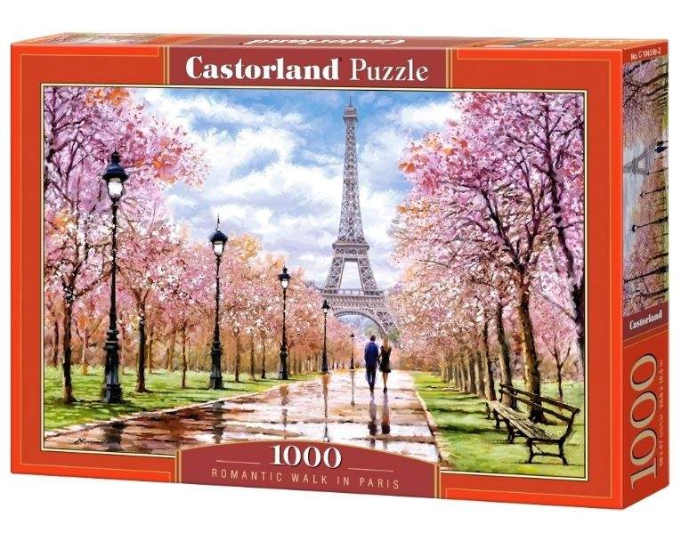 CASTORLAND Puslespil 1000 elementer Romantic Walk In Paris Romantic Walk In Paris 68x47cm