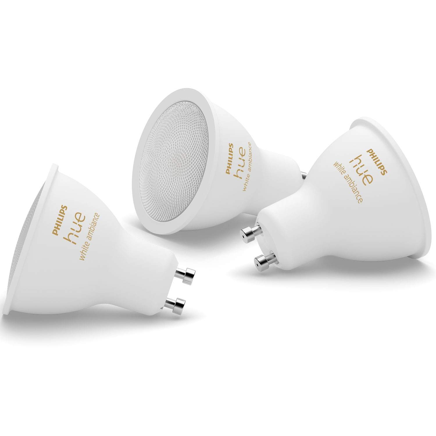 Alternativ bild 1 för Hue White Ambiance GU10 400lm 3-pack