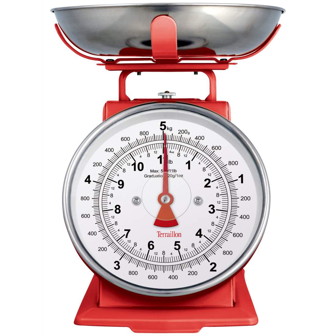 Köksvåg Tradition 500 Dual Red 1L skål, 5 kg | Hem & Hobby - Hem & Hushåll - Kök - Köksredskap - Köksvåg | Pryloteket